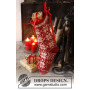 Mr. Kringle's Stocking by DROPS Design - Julstrumpa Stickbeskrivning ft 35x25 cm
