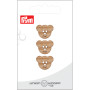 Prym Pull Button Teddy Bear 18mm - 3 st.