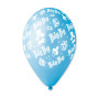 Bini Balloons Ballonger Baby Boy Ljusblå Ø29cm - 5 st