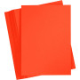 Färgad Kartong, röd, A4, 210x297 mm, 180 g, 100 ark/ 1 förp.