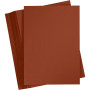 Färgad Kartong, mörkbrun, A4, 210x297 mm, 180 g, 100 ark/ 1 förp.