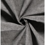 Melange tyg av linne/bomull 145cm 069 Mörkgrå - 50cm