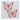 Strykbar etikett Röd fjäril 4 x 3 cm - 2 st