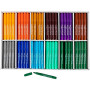 Colortime-pennor, kompletterande färger, spets 5 mm, 12x24 st./ 1 förp.