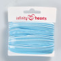 Infinity Hearts Passpoalband Stretch 10mm 311 Ljusblå - 5m