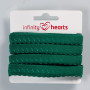 Infinity Hearts Vikresår Spets 22/11mm 587 Grön - 5m