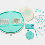 KnitPro Mindful Collection Warmth Ändstickor-set i Rostfritt Stål 40, 48 & 56 cm 3-10 mm 11 storlekar