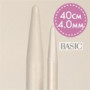 Drops Basic Rundstickor Aluminium 40cm 4.00mm / 15.7in US 6