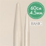 Drops Basic Rundstickor Aluminium 60cm 4.50mm / 23.6in US 7