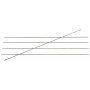 KnitPro Karbonz Strumpstickor Kolfiber 20cm 1,25mm / US0000